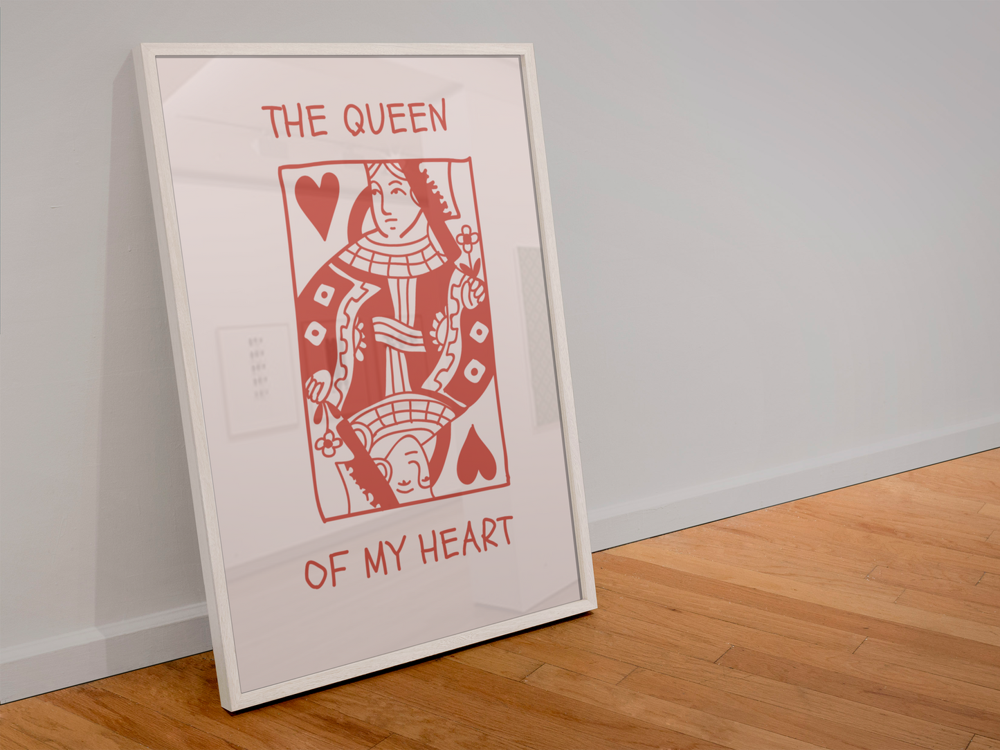 King & Queen Card Print