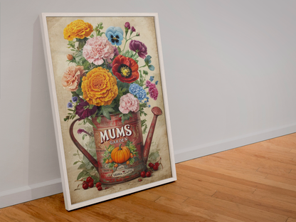 Mum, Dad & Nan Colourful Flower painting