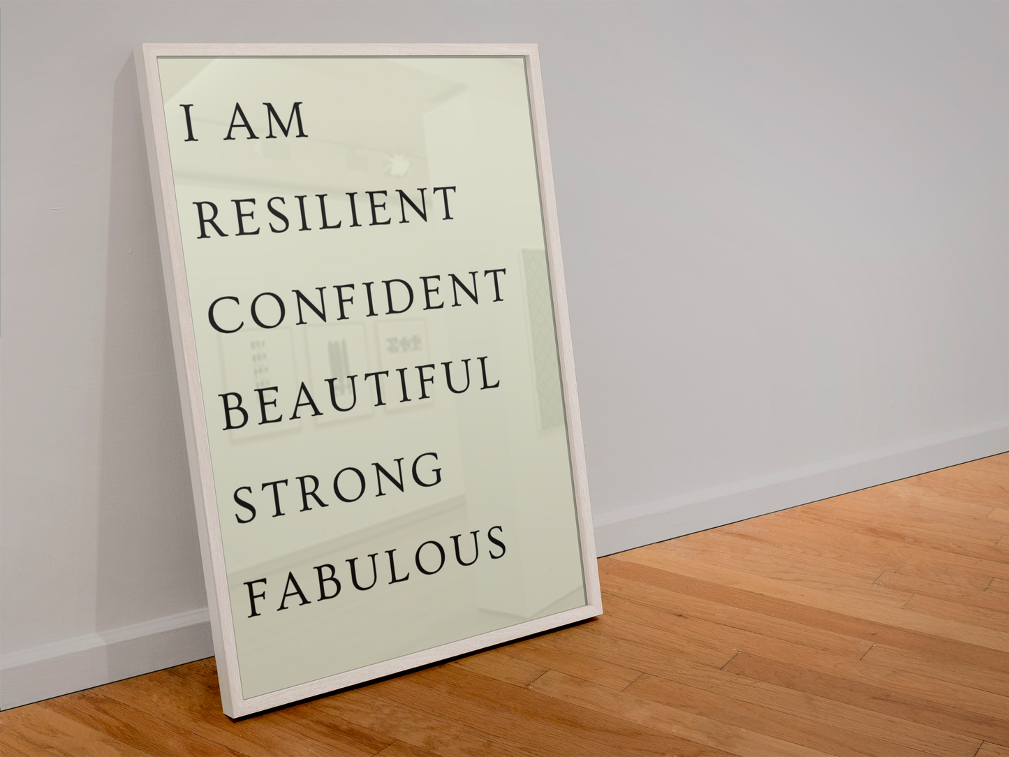 I AM Affirmation Print | Empowering Wall Art