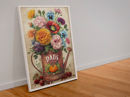 Mum, Dad & Nan Colourful Flower painting
