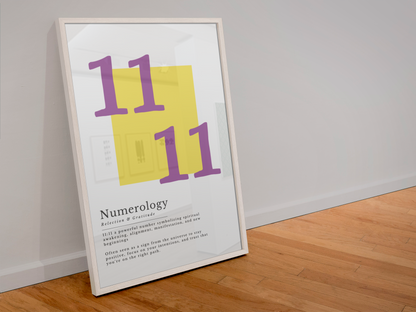 11:11 Numerology Angel Print