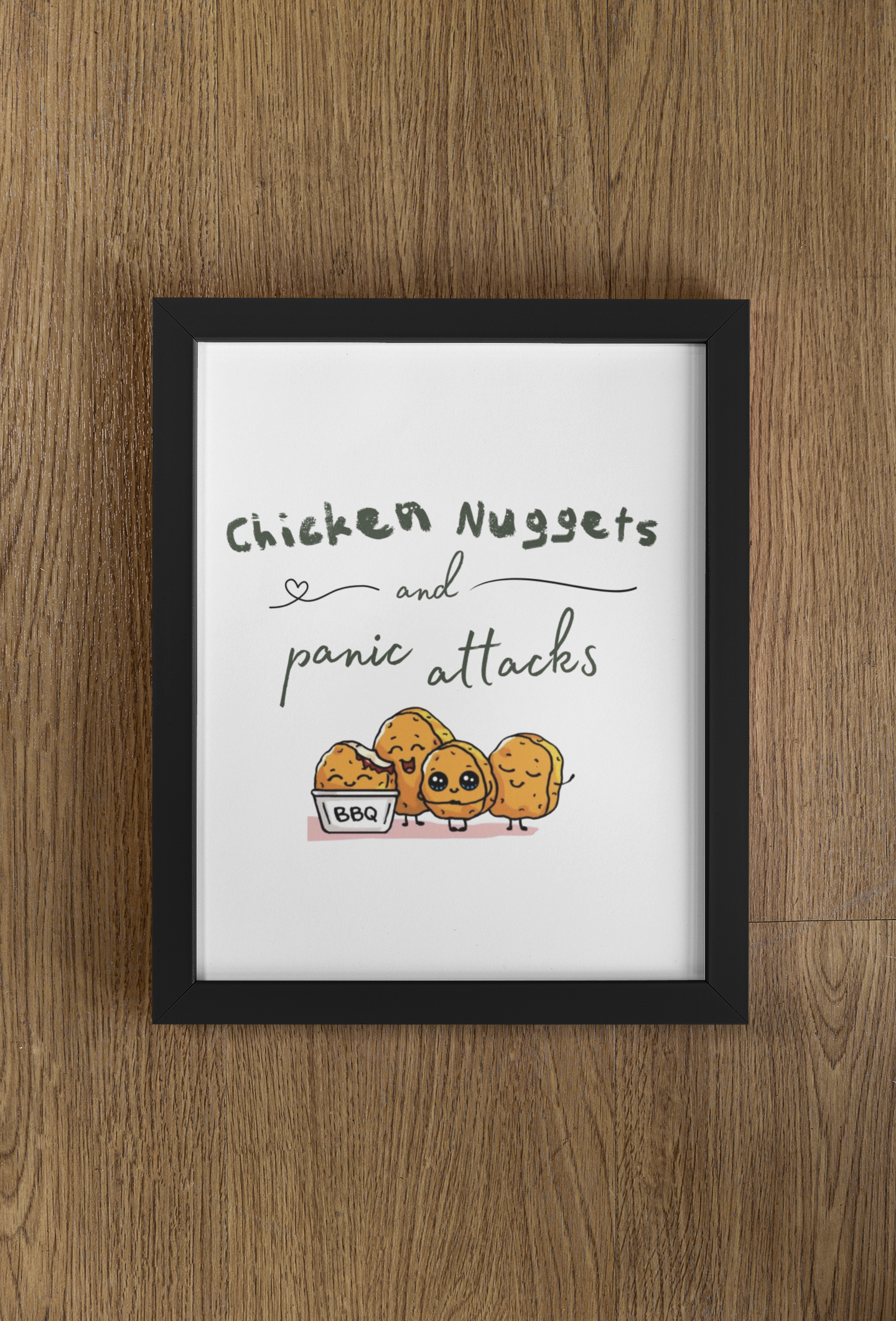 Chicken Nuggets & Panic Attacks Print