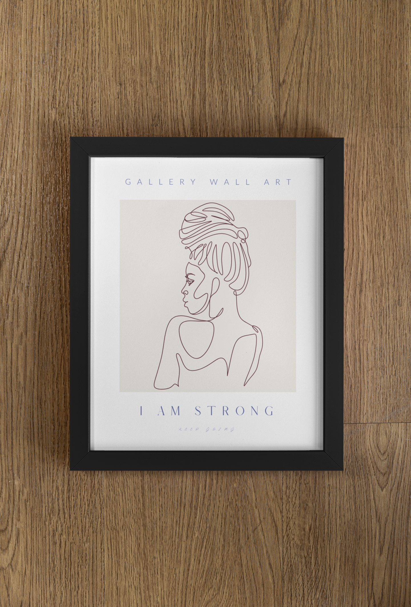 I Am Strong - Fine Line Print