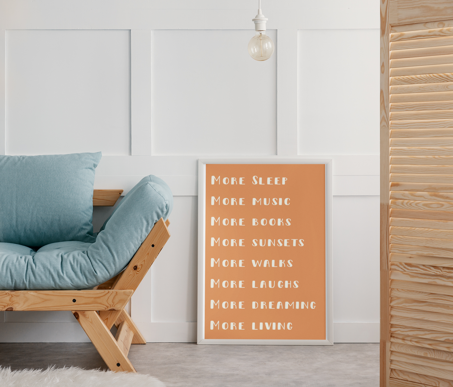 More Living Motivational Print