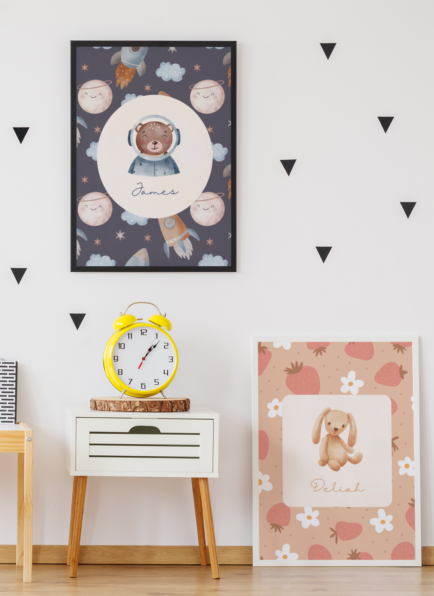 Personalised Children's Name Astronaut Print 🚀✨
