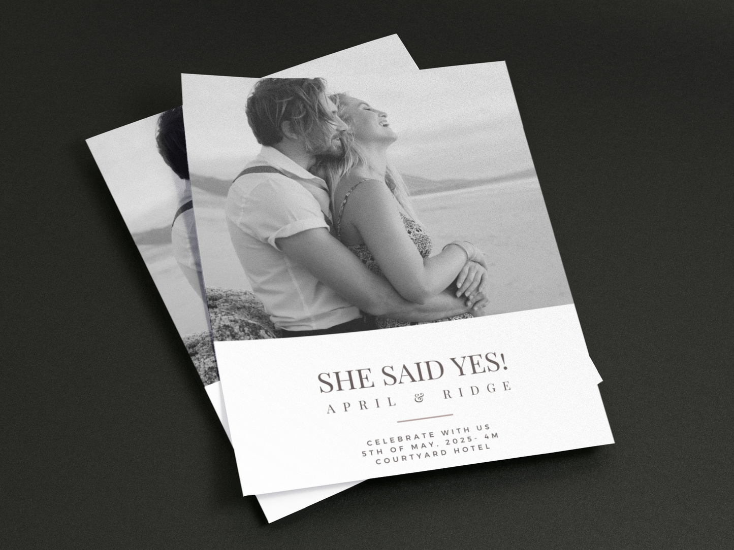 Custom Wedding Invite | DIY Printable Wedding Invite | Modern Template Wedding | Save the Date | Wedding Announcement | Fun Engagement Card