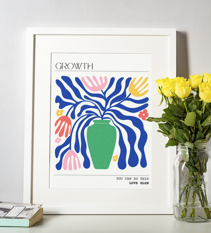 Growth | Personalised Botanical Art Print