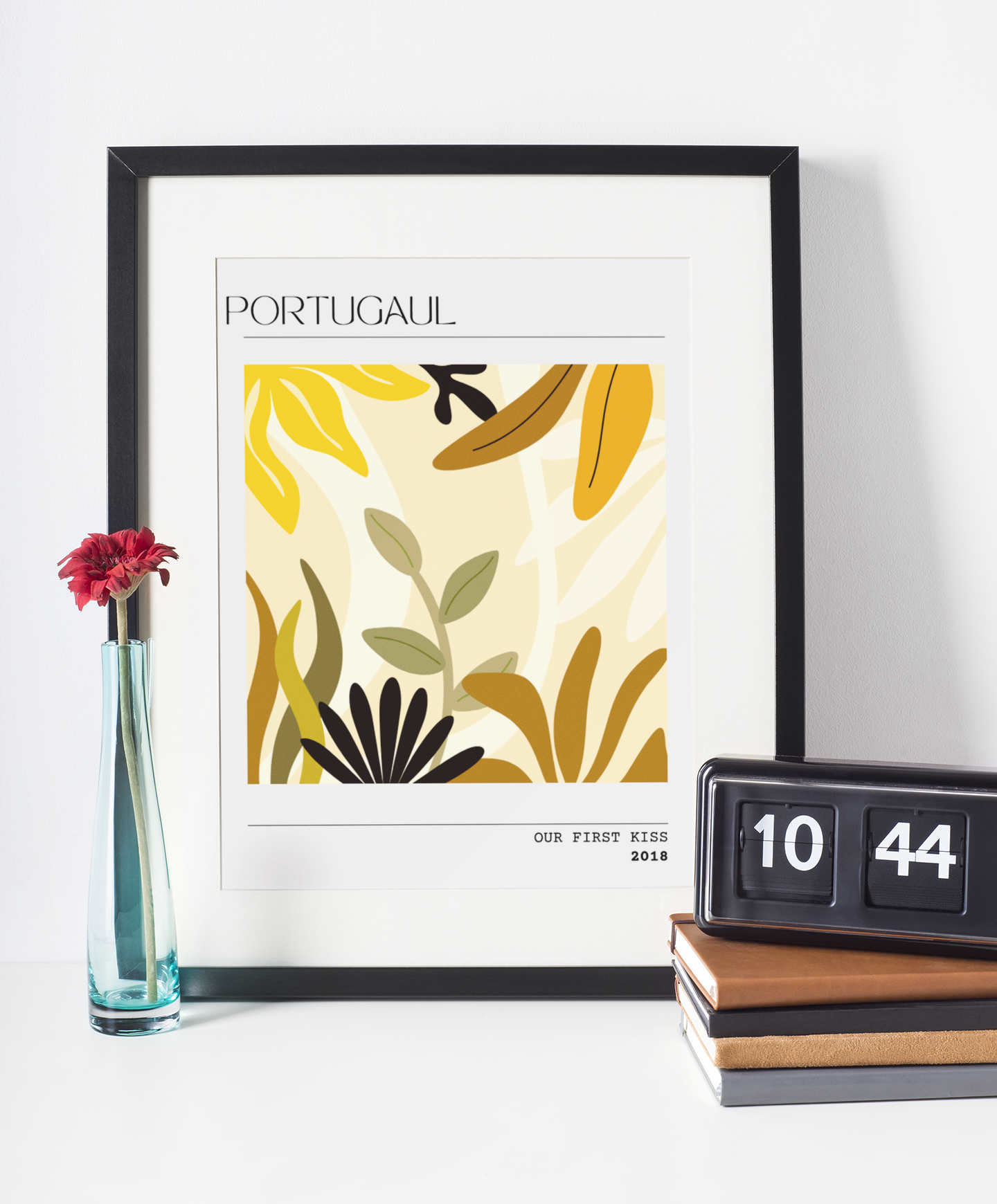 Portugal Serenity - Personalised Botanical Art Print