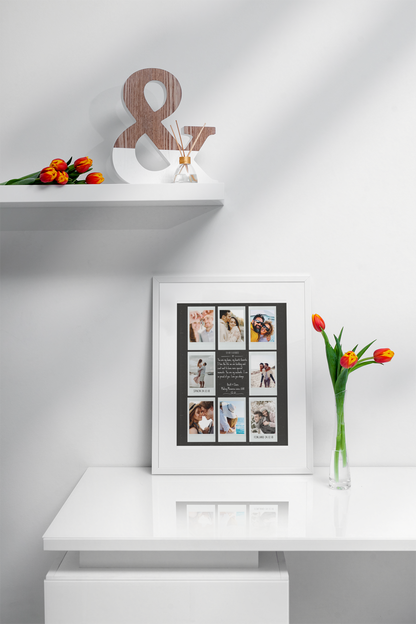 Personalised Couples Collage Photo Print
