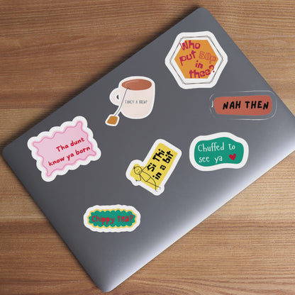 Yorkshire Sayings Stickers