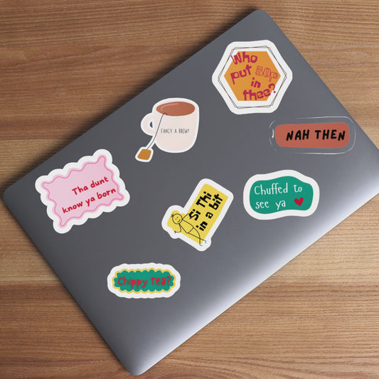 Yorkshire Sayings Stickers
