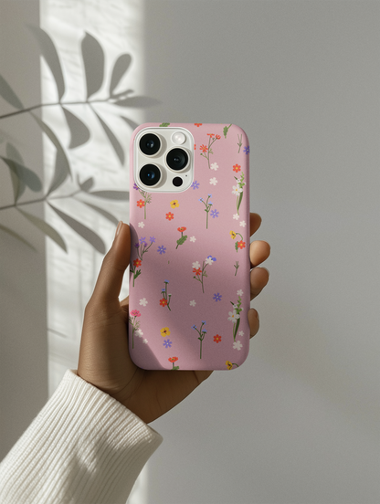 Pink Ditsy Magnetic Phone Case 🌸🌷✨