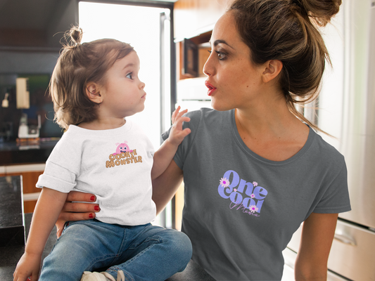 Pink Cookie Monster Children's top
