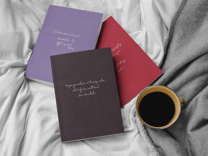 Personalised Handwritten Note Hardback Journal