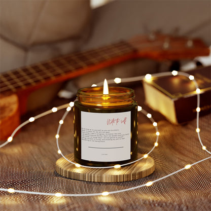 To my sister candle