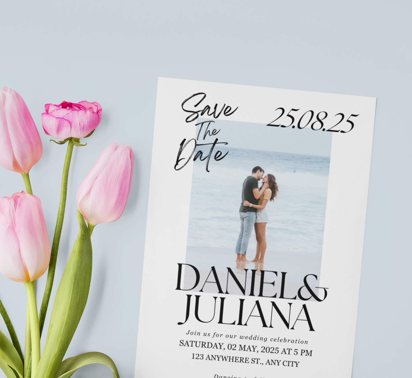 Personalized Photo Wedding Invitation | Save the Date