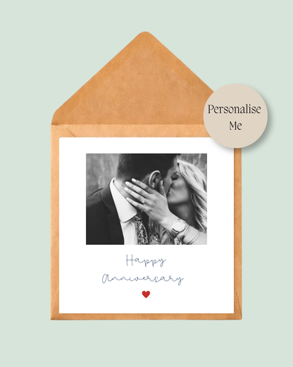Personalised Anniversary Card